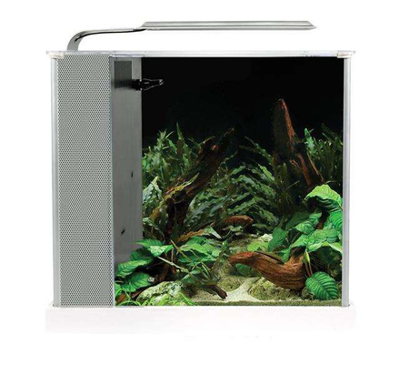 Akwarium szklane Fluval SPEC III z LED, 10L, 27.5 cm x 30 cm x 22.3 cm, białe