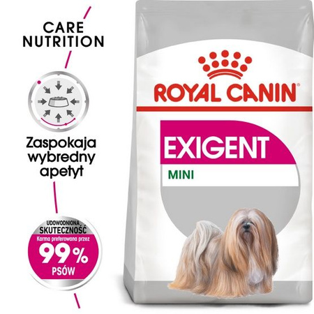 Royal canin mini exigent karma sucha dla psów dorosłych, ras małych, wybrednych 3kg