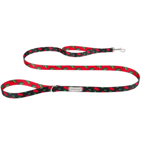 amiplay BeHappy smycz klasyczna Cherry S