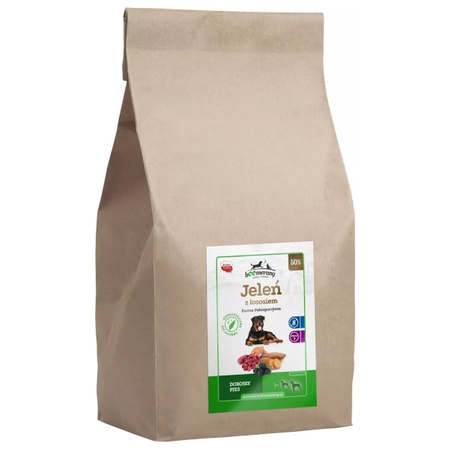 bOOmerang jeleń z łososiem karma dla psa 2 kg