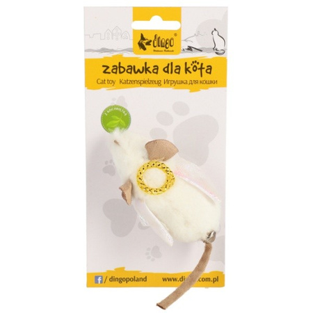 Dingo Christmas myszka Angelo dla kota 8 cm