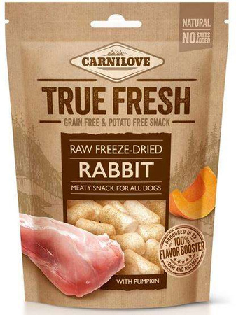 Carnilove True Fresh Raw Freeze-Dried królik z dynią 40 g