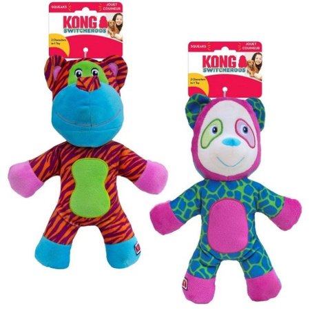 Kong Switcheroos Assorted Tiger & Panda dla psa L