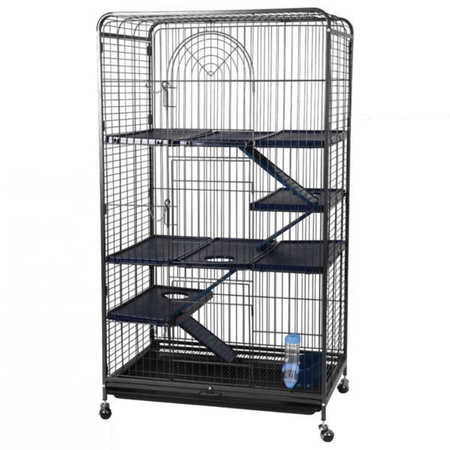 Klatka dla gryzoni 79x52x139,5 cm czarna