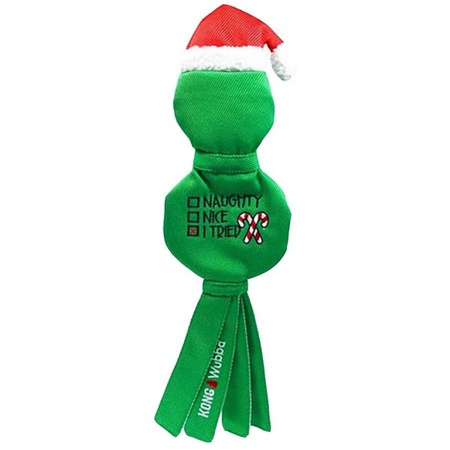 Kong Holiday Wubba Flatz Assorted zabawka dla psa L