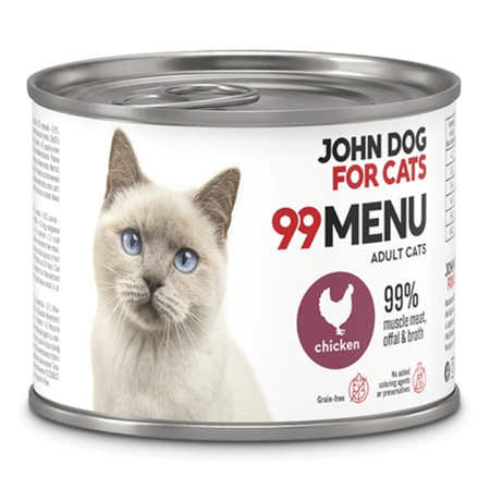 John Dog for Cats 99 Menu kurczak 200 g