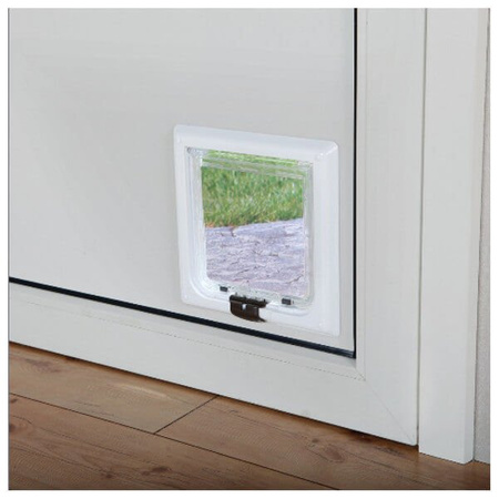 Trixie drzwi wahadłowe z tunelem 4-funkcyjne dla dużego kota, małych psów