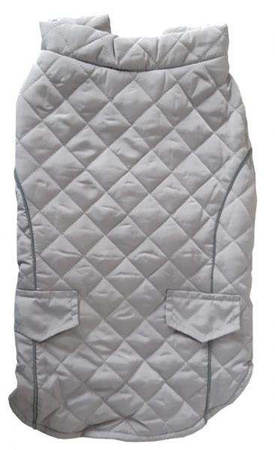 Kurtka pikowana ocieplana 2XL srebrna