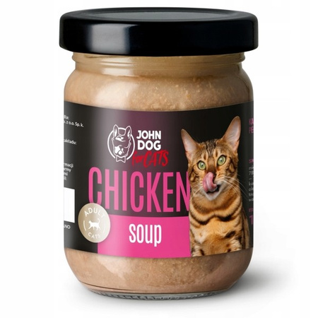 John Dog for Cats kurczak w sosie zupa 100 g