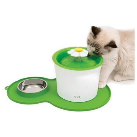 Podkładka silikonowa z miską, szara, 46 x 29cm