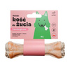 Kość do żucia dla psa Azanki M/L ze skóry jelenia z owcą i jagodami goji 17cm