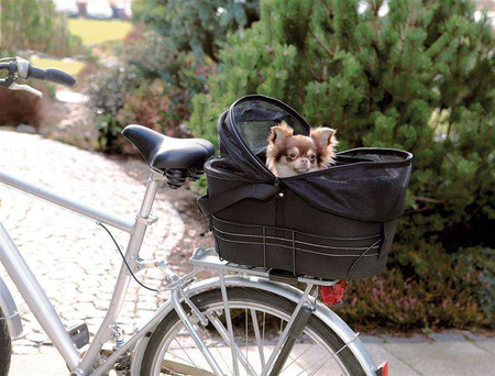 Torba rowerowa, 48 × 29 × 42 cm, czarna