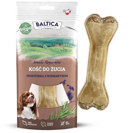 Baltica Przysmaki Regionów Kość do żucia Przepiórka z rozmarynem 1 szt