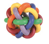 Piłka, dla psa, wiązana, z kauczuku, 10cm