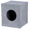 Legowisko zamknięte Anton, 33x33x37 cm, szare