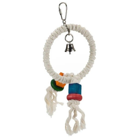 Beeztees kółko ze sznurka dla ptaków ø 13 cm/28 cm