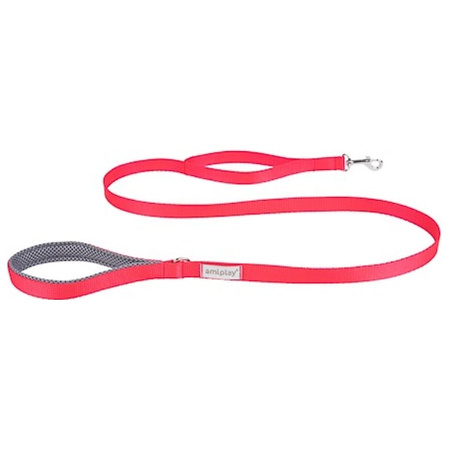 amiplay Samba czerwona smycz XL