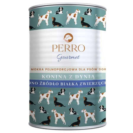 Perro Gourmet konina z dynią dla psa 400 g