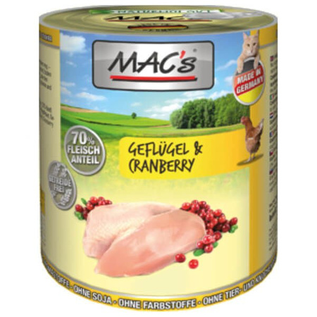 Mac's kurczak, żurawina 800 g