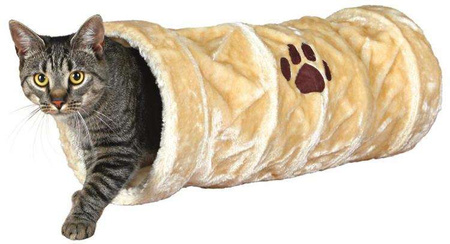 TUNEL DLA KOTA 60/20cm BEŻOWY