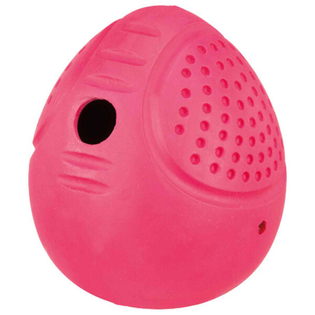 Piłka jajko na smakołyki, kauczuk, 8 cm