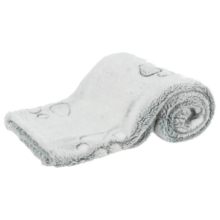 Nando, koc, dla psa/kota, jasnoszary, plusz, 75x50 cm