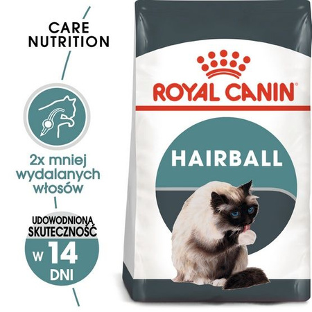 Royal canin hairball care karma sucha dla kotów dorosłych, eliminacja kul włosowych 400g