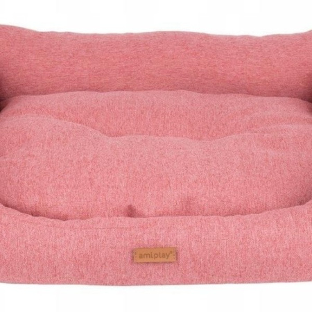 amiplay Montana sofa dla psa różowa S