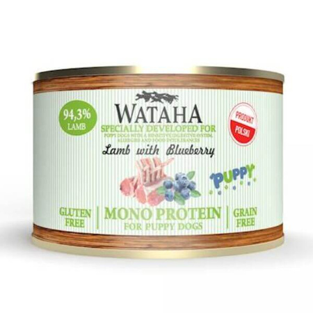 Wataha Monoprotein Puppy jagnięcina dla psa 185 g