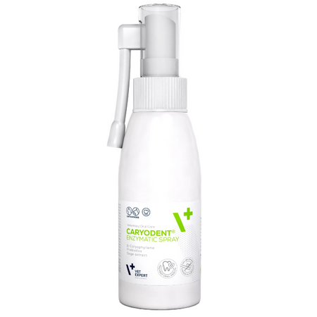 VetExpert Carydent Enzymatic Spray do higieny jamy ustnej dla psa i kota 75 mg