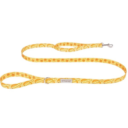 amiplay BeHappy smycz klasyczna Banana S