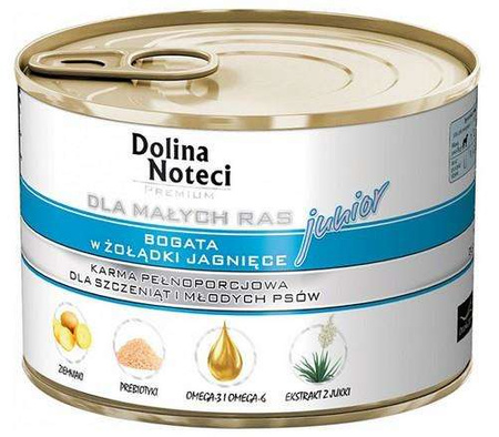 Dolina noteci junior żołądki jagnięce 185g