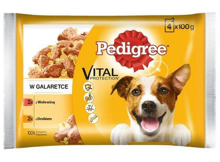 Pedigree Wołowina/Drób saszetki 4x100g