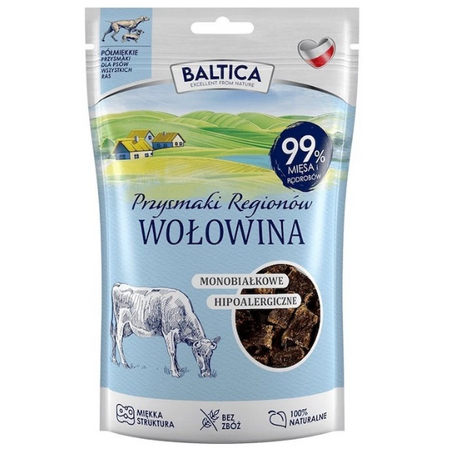 Baltica Przysmaki Regionów Półmiękkie Wołowina, 80 g