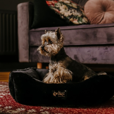 Dingo HugMe legowisko prostokątne małe dla psa, kota czarne