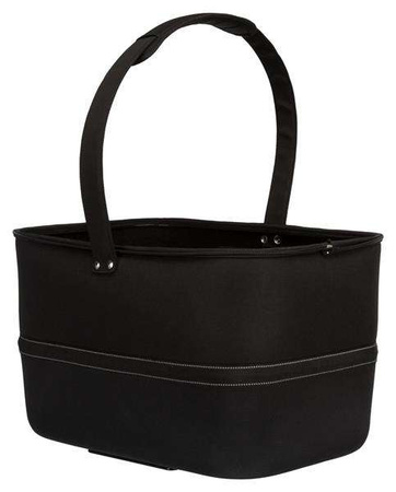 Kosz na rower, 41x47x39cm, czarny