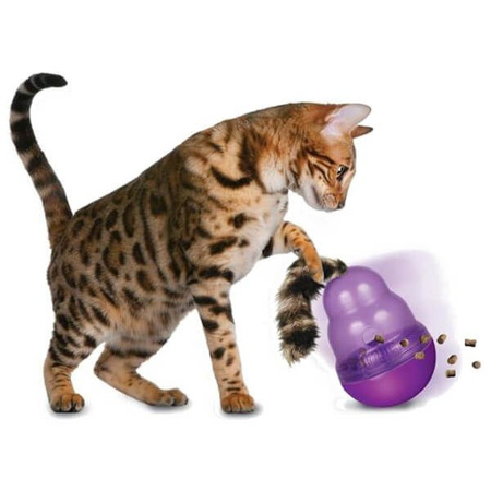 Kong cat wobbler zabawka na przysmaki dla kota