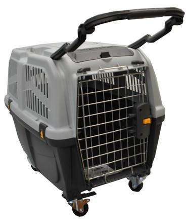 Transporter "Skudo".4:51x48x68 cm, szarobrazowy/piaskowy