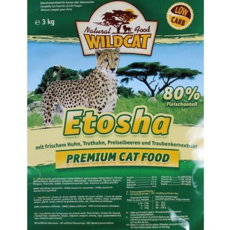 Wildcat Etosha kurczak dla kota 3 kg