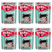 ZESTAW Lucky Lou Extrafood tuńczyk w galaretce filety 6 x 70 g