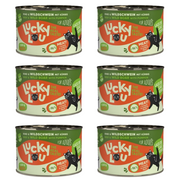 ZESTAW Lucky Lou Lifestage Adult wołowina i dzik 6 x 200 g