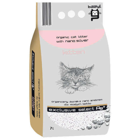 Bazyl select ag+ kitten żwirek 7 l