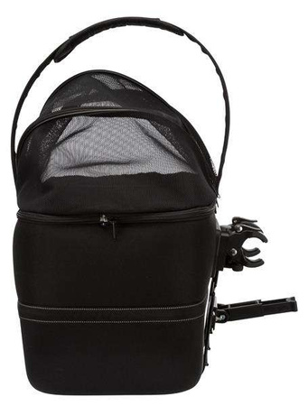 Kosz na rower, 41x47x39cm, czarny