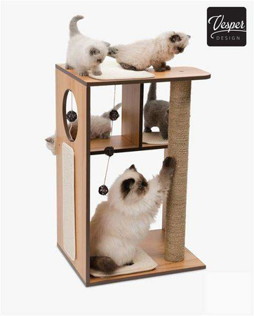 Drapak Catit Vesper V-Stool Large, 11.5 x 76 x 50 cm, orzechowy