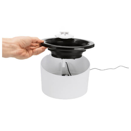 Poidło Triple Flow, 2l, czarne/białe