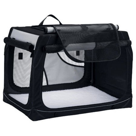Box transportowy Vario 50, L: 99 × 65 × 71/61 cm, nylon, czarno-szary