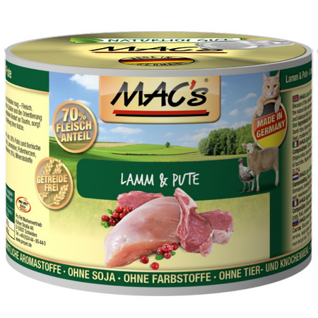 Mac's jagnięcina, indyk 200g