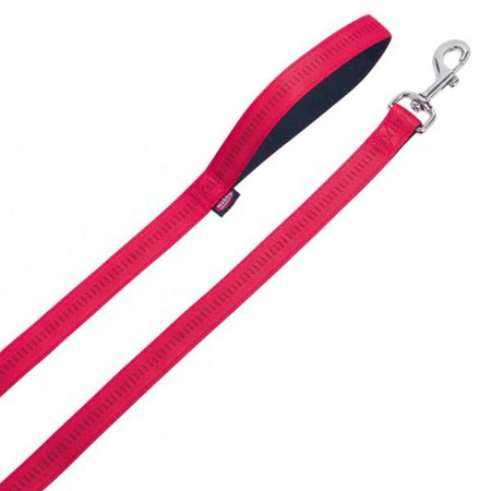 Smycz nobby soft grip 120cm czerwona