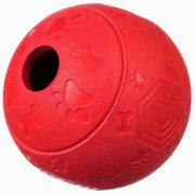 Barry King piłka na przysmaki z labiryntem  czerwona M 8 cm