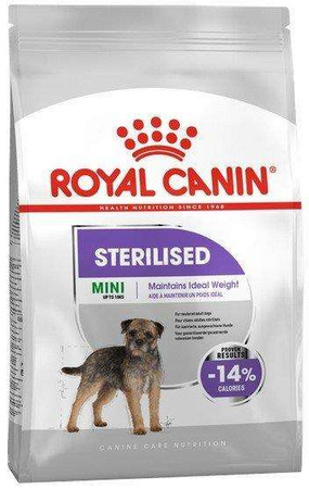 Royal canin mini sterilised karma sucha dla psów dorosłych, ras małych, sterylizowanych 1kg